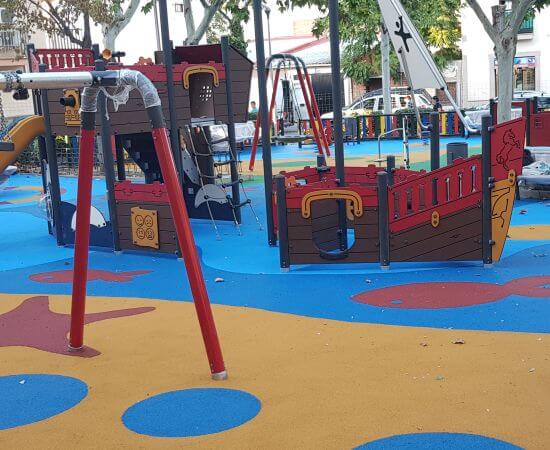construccion parque infantil paracuellos madrid