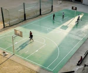 fabricante cancha baloncesto madrid