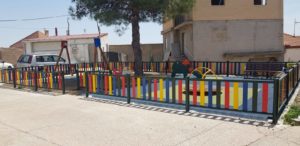zaragoza ricla valla colores parques infantiles